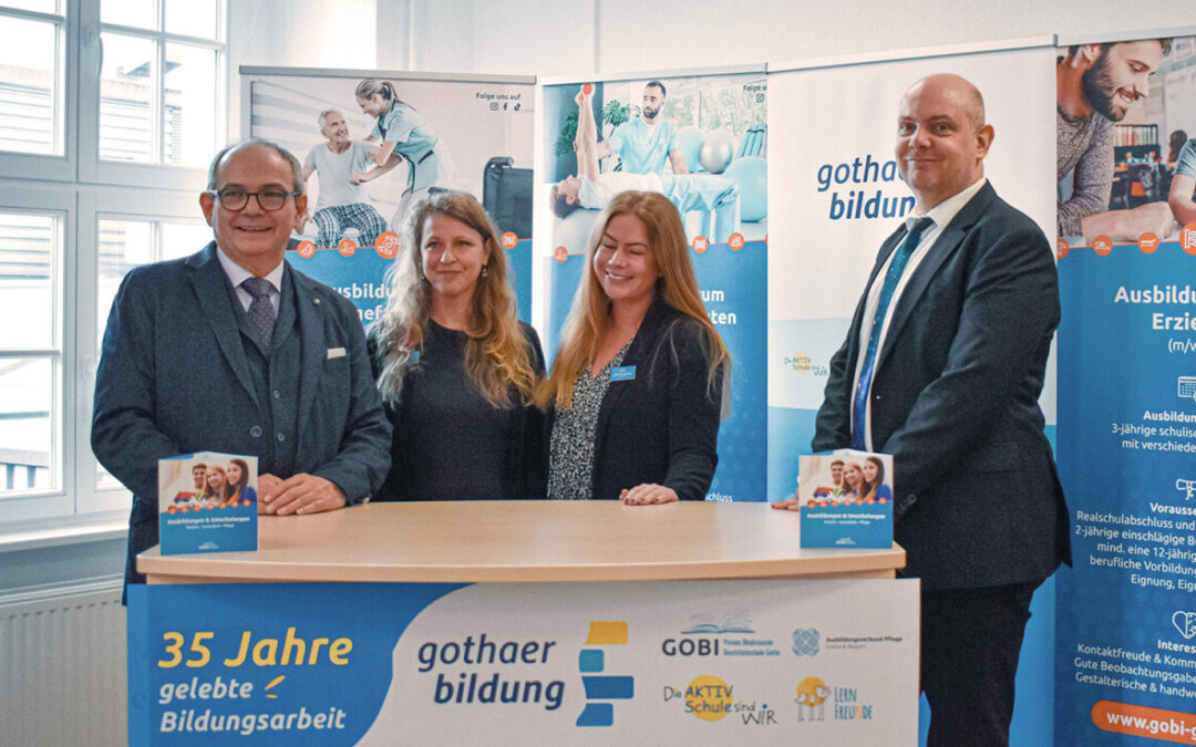 Besuch von Oberbürgermeister zum 35-jährigen Jubiläum an der GOBI