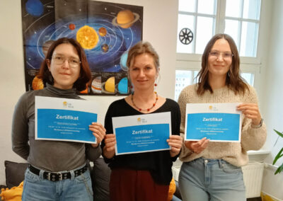 Montessori Willkommenstag Zertifikate